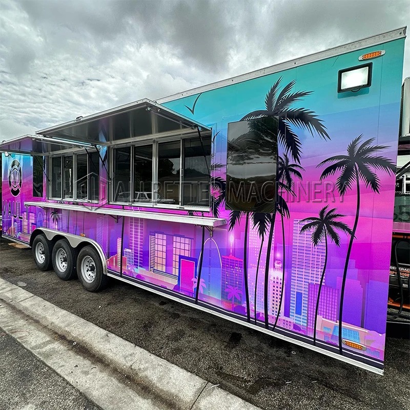 Custom Food Truck | Vibrant Custom Wrap | Fully Equipped Mobile Kitchen