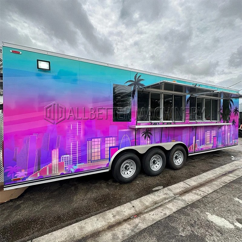 Street Food Truck | Triple Axle | Large Serving Windows